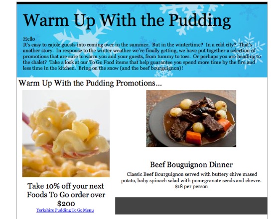 Read more about the article Warm Up with the Pudding