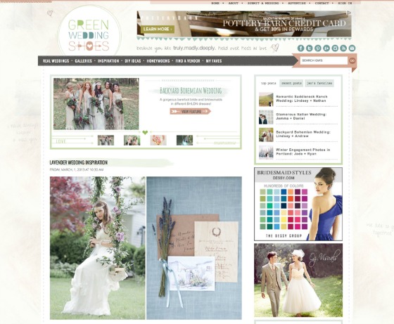 Read more about the article Green Wedding Shoes Featured our Provencal-Inspired Wedding!
