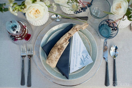 By the sea - place setting