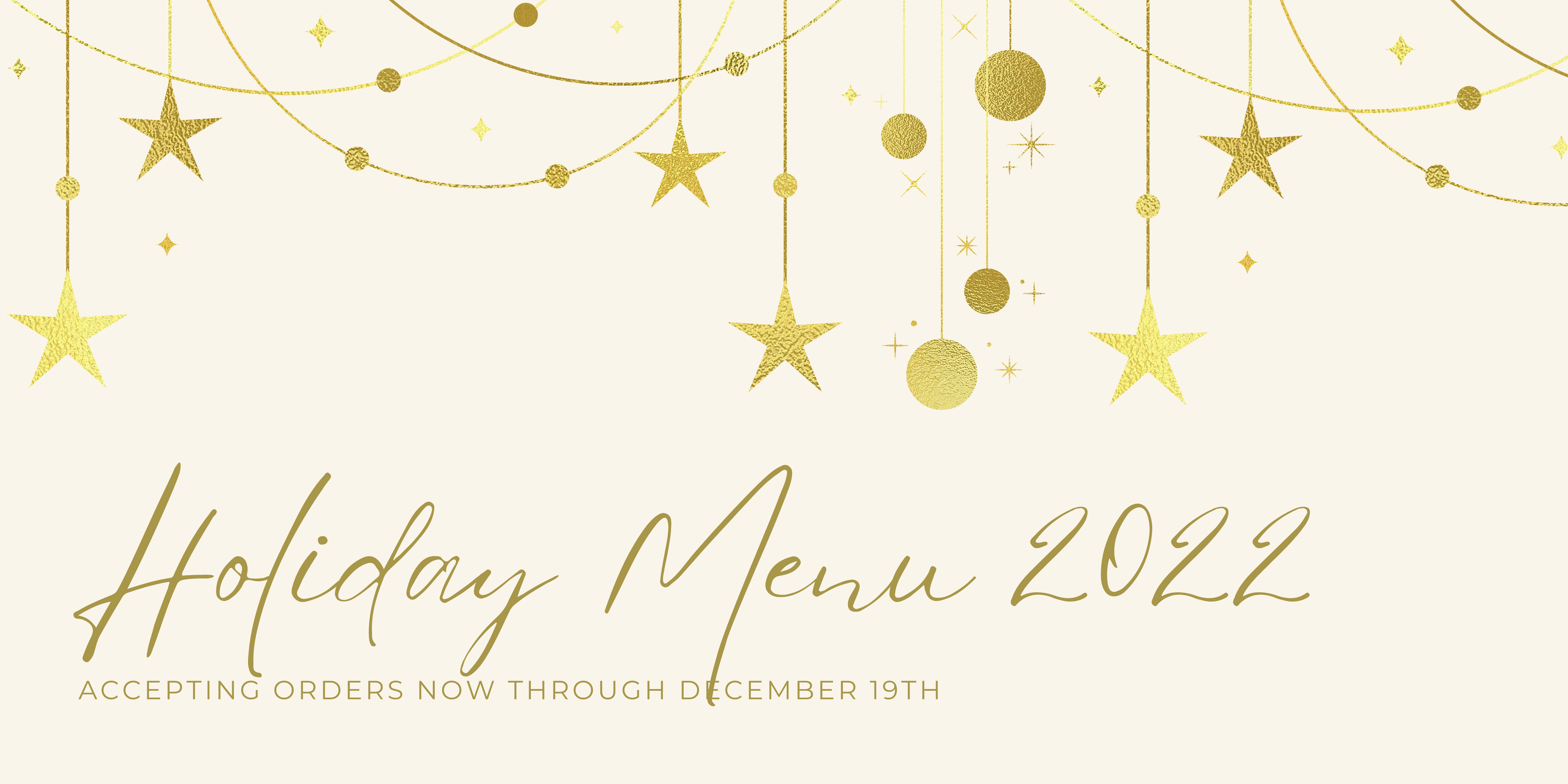 Read more about the article Christmas Menu 2022