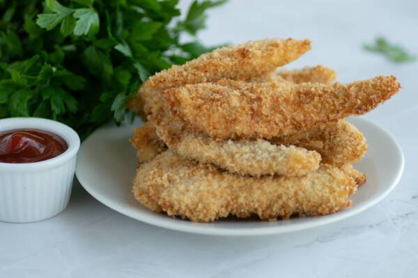 Panko Parmesan Chicken Strips